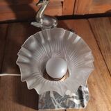 Bedside lamp desk marble statuette cervid marble regulates dp 1122301