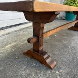 Solid oak bench