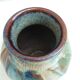 Pottery vase Glossy has facets