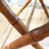 Bamboo imitation folding table