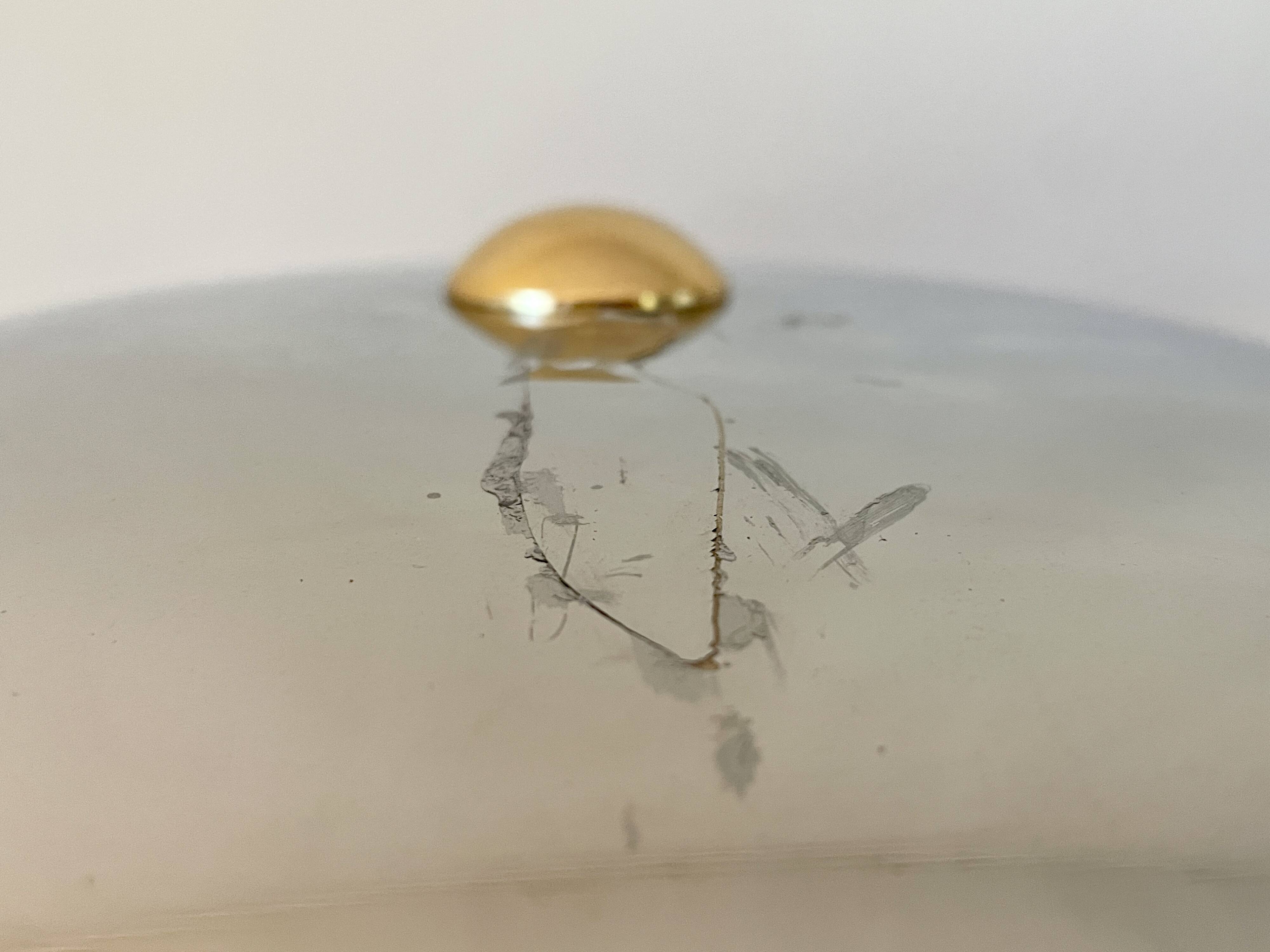 Massive mushroom lamp Belgium 1980