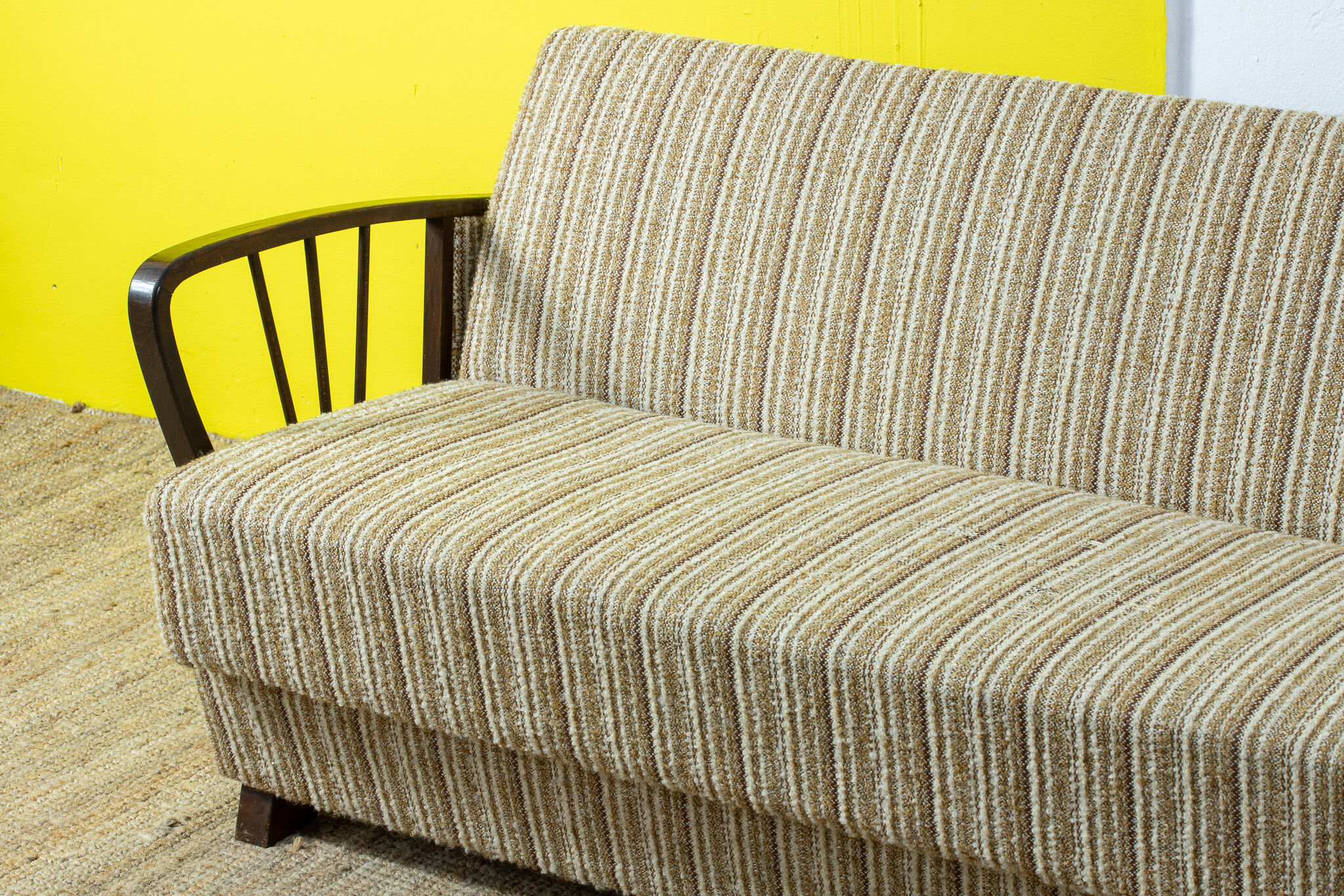 Vintage Scandinavian Sofa – 202 cm