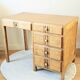 Bureau vintage rénové, années 40-50, 5 tirois