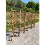 Vintage rattan screen