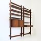 Set of 2 Italian wall bookshelves, 1960s,