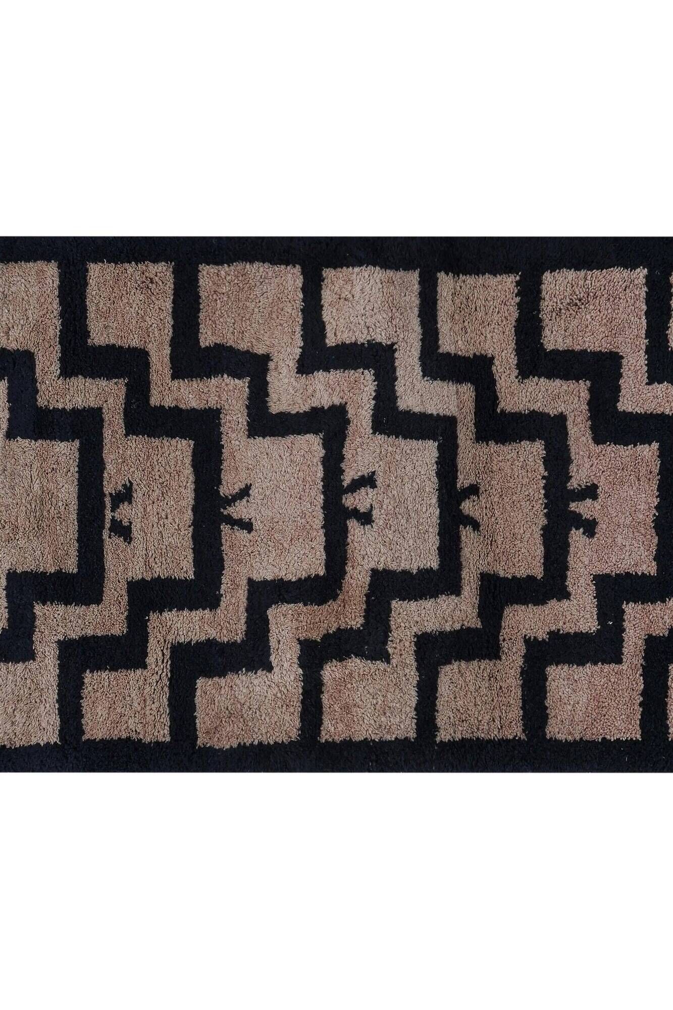 Vintage Turkish rug handmade 94x190 cm