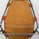 2 chaises d'appoint en cuir originales, 1960