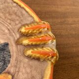 Corbeille à fruits en céramique allemande vintage de Zeller Keramik