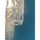 Pair of Contemporary Hammered Strips ”Listelli” Murano Glass Gold Wall Sconces by Simoeng