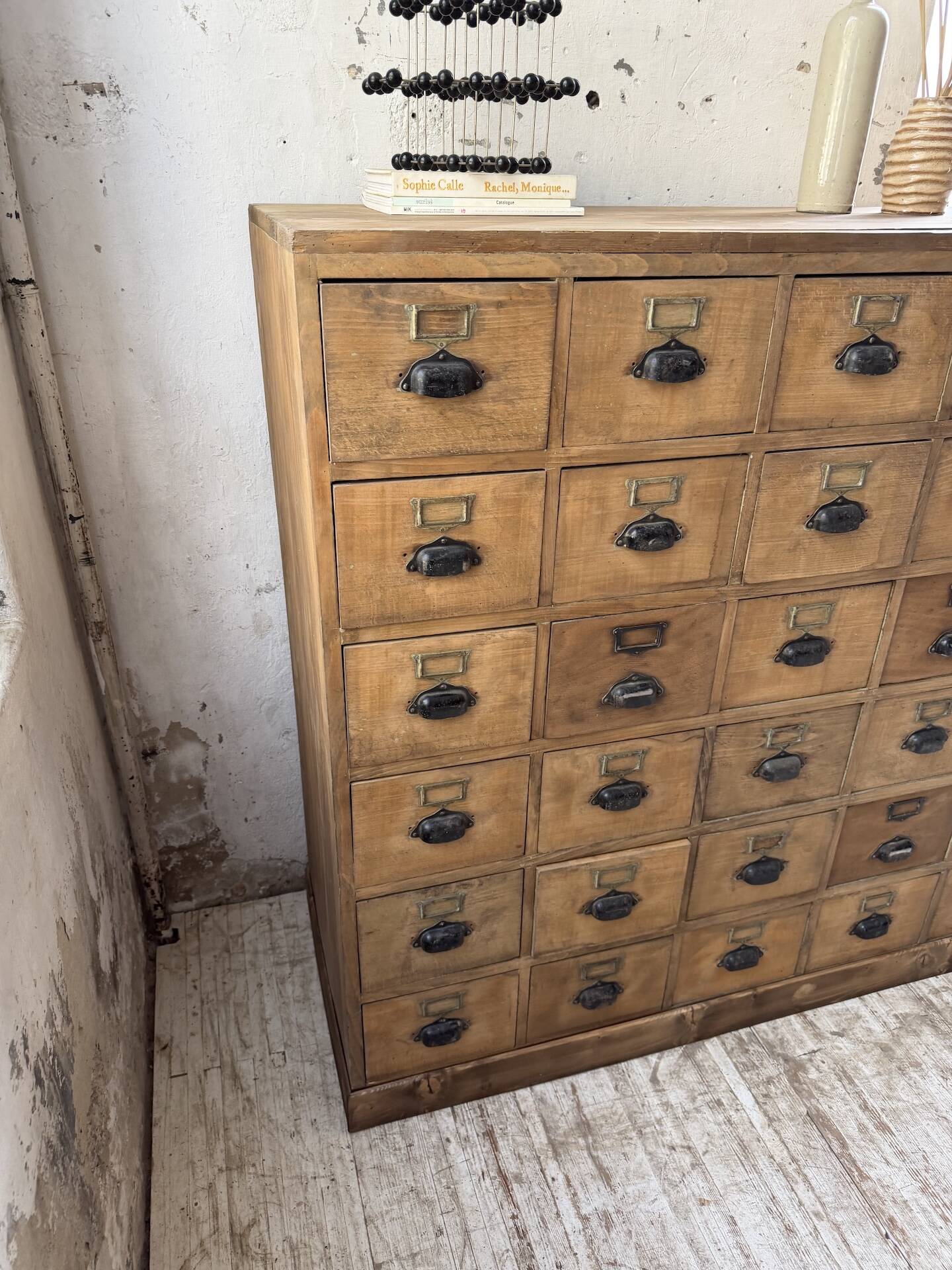 1950s pine workbench XL 160cm