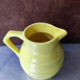 Pot à lait, pichet vintage jaune
