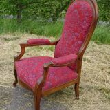 Restored Voltaire armchair