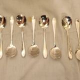 12 cuillères à sorbet, perles