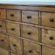 Large German Pine Industrial Apothecary / Shop Cabinet, 1950s