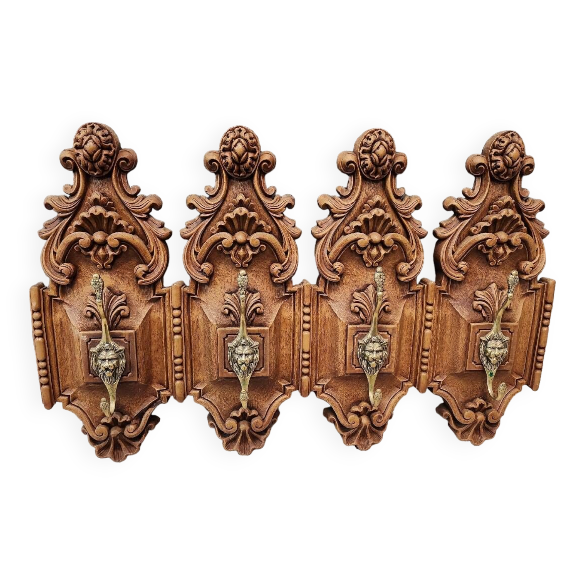 Coat rack, wooden hook