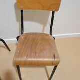 Set of 2 school chairs
