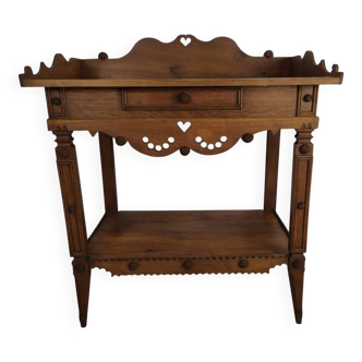 Coiffeuse rustique art populaire