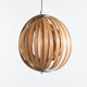 Wooden suspension large kinetic spiral
