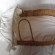 Antique wicker bassinet for babies