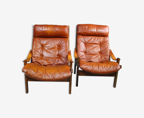 Paire de chaises Hunter Easy par Torbjørn Afdal, années 1970