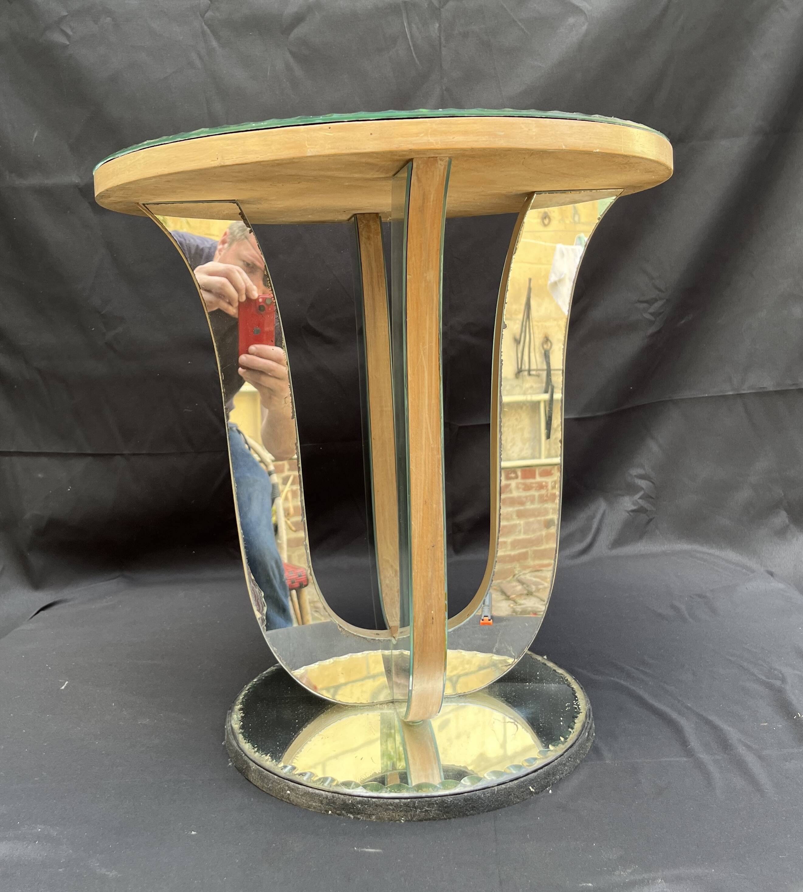 1950s Pedestal Table