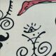 Elongated platter signed Thomas Buxó, Atzana workshop, modernist ceramics