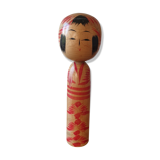 Japanese hand-painted Kokeshi doll from the 1960s