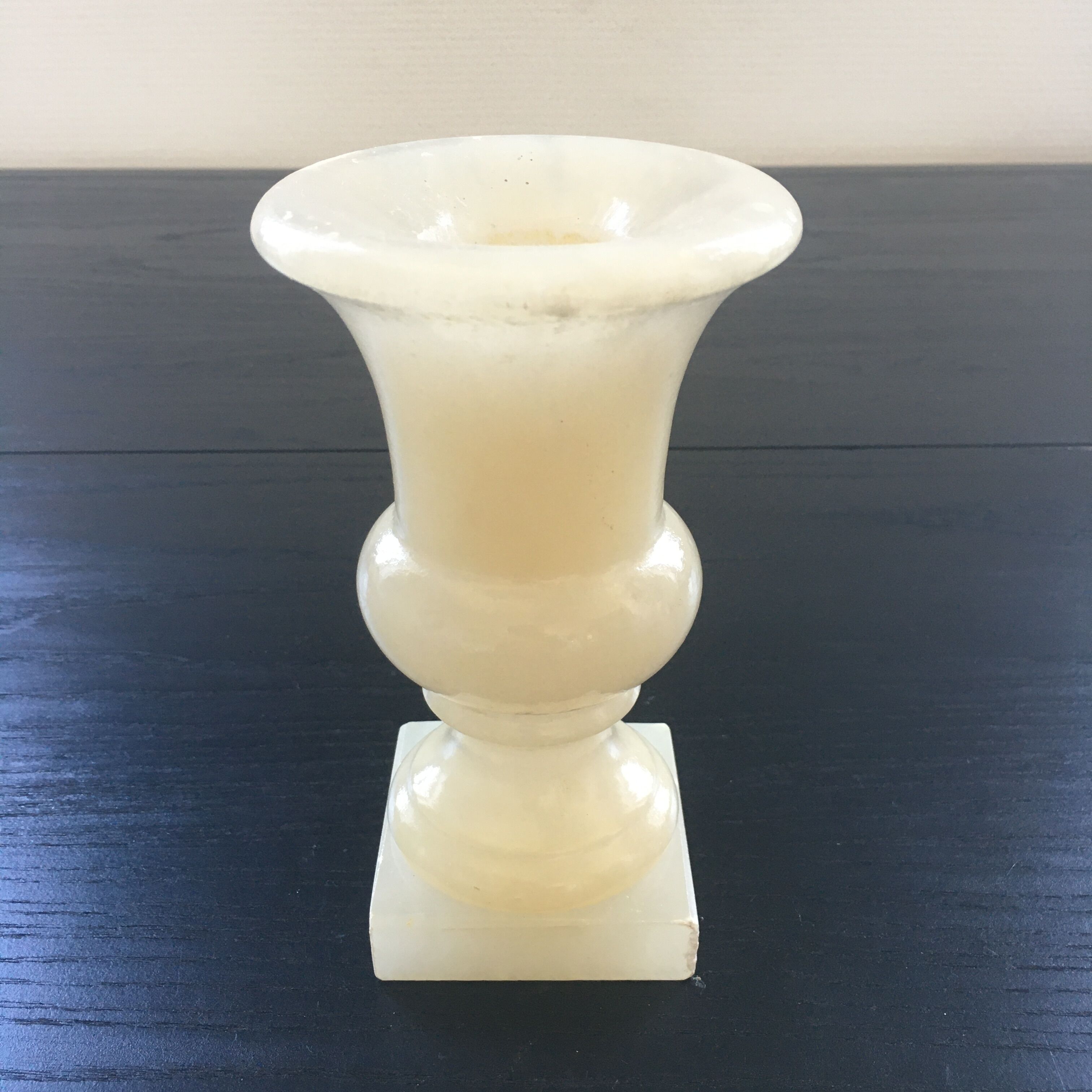 Medici style vase in alabaster