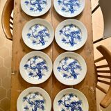Set of eight German porcelain plates from the 1950s