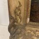 Oil on canvas "Animated landscape" wooden frame and gilded stucco 19th century