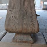 Monastery table with zinc top