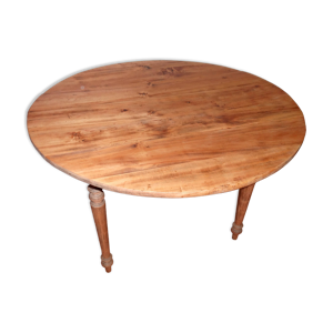 Table ronde avec pieds