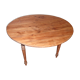Round table with turned legs