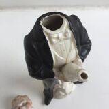 Waiter biscuit liquor bottle