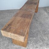 Vintage workshop bench 1960s solid wood