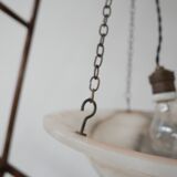 Antique French Alabaster Plafonnier Pendant Light