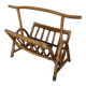 Vintage rattan magazine holders