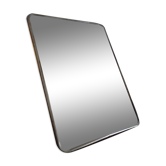 Vintage barber's mirror 23.5 cm by 17.5 cm