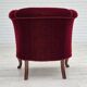 1960s, Danish lounge chair, furniture velour, beech wood legs, original condition.