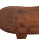 Vintage African hand-carved wooden Senufo stool bench design