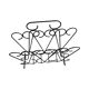 Openwork metalwork newspaper rack, Belgium 1970s