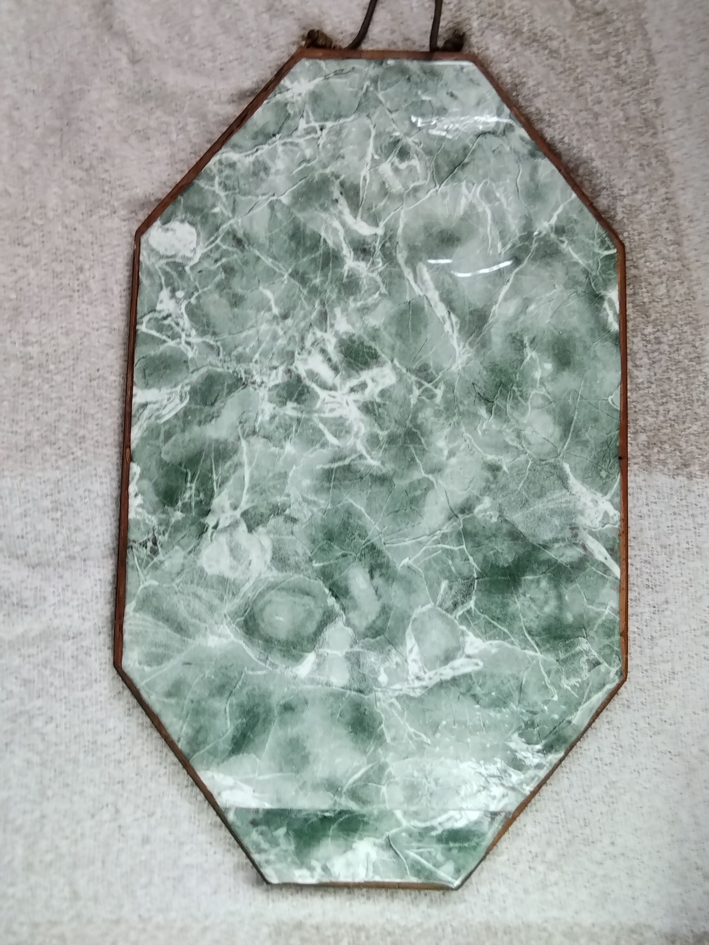 Antique mirror beveled art deco