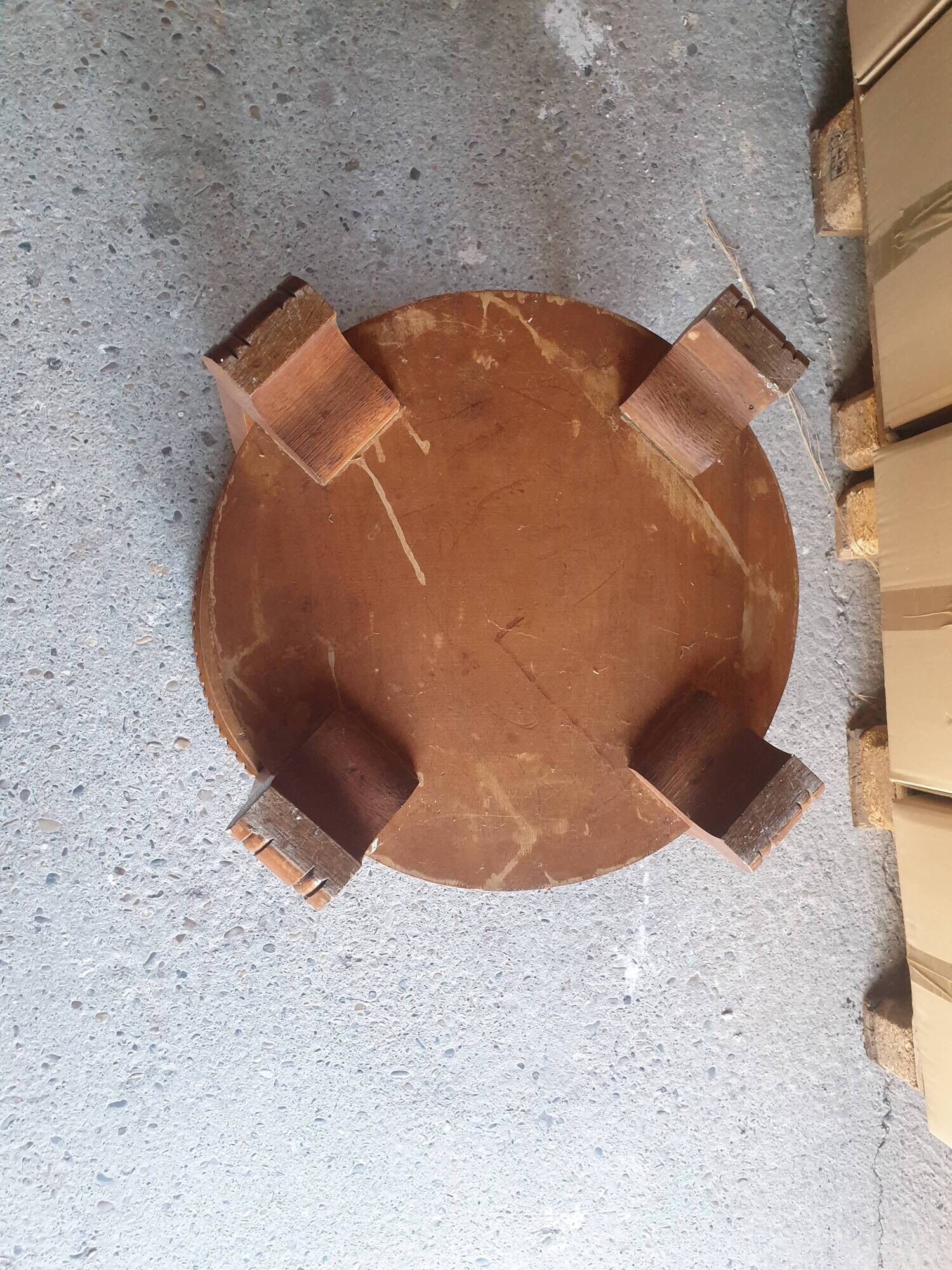 Gueridon with swings style art deco circa 1940 51.5 x 60 x 60 cm