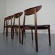 Rosewood Dining Chairs by Harry Østergaard for Randers Møbelfabrik, Denmark, 1960s, Set of 4