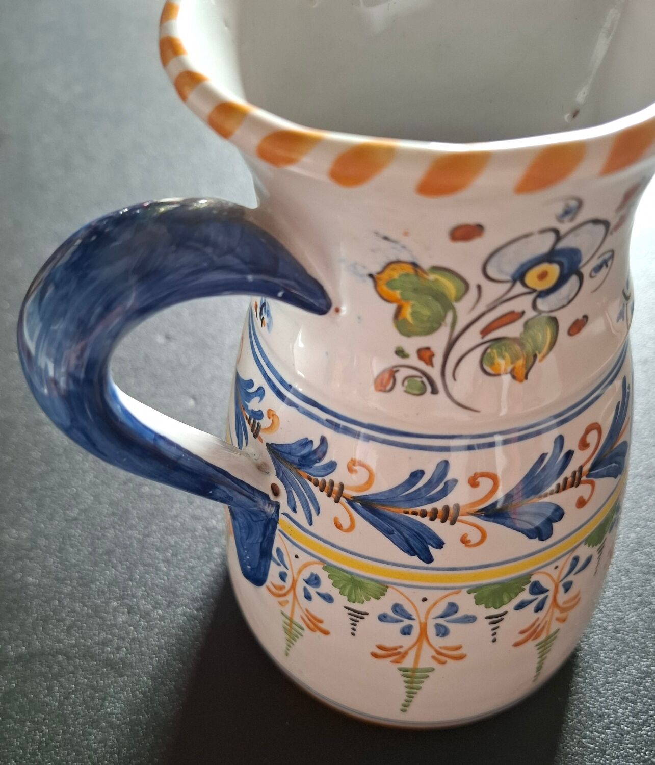 Handcrafted ceramic jug