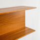 Teak wall shelf by Wilhelm Renz for Walter Wirz Mid Century Design