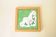 Earthenware tile trivet - contemporary hand-painted floral decor