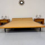 Ancien lit 2 places design Dieter Wäckerlin Daybed Idealheim 1960