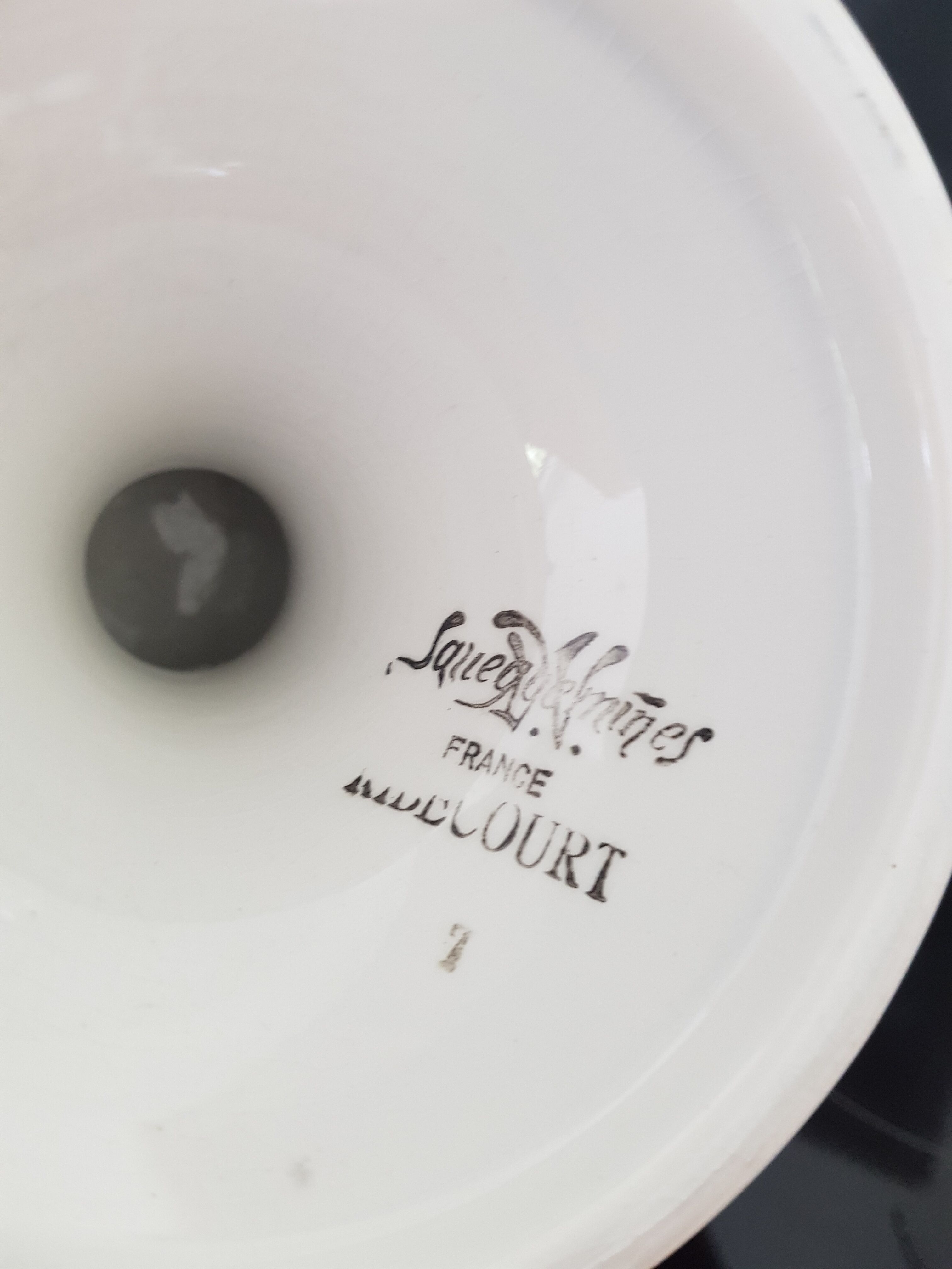 Compotier fruit cup Manufacture de Sarreguemines