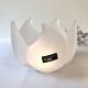 Pair of "Lotus" frosted glass candle holders – Leonardo